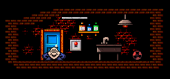 Computer development room with terminals.